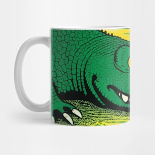 Cheeky Crocodile Illustration Mug